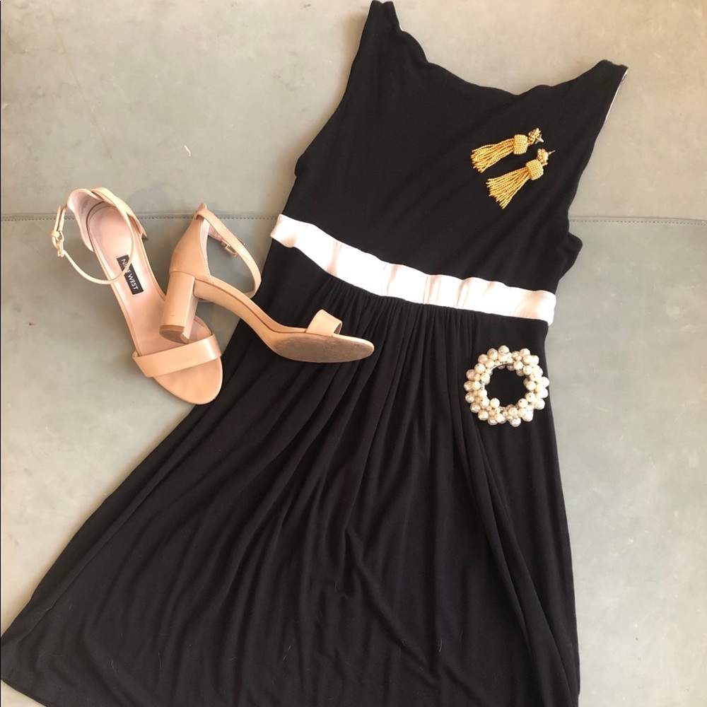 Olian Maternity Dress sm Black/white